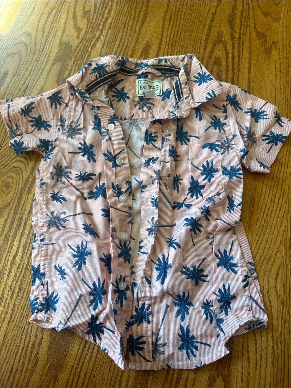The Children’s Place Boys Hawaiiin Shirt 3T